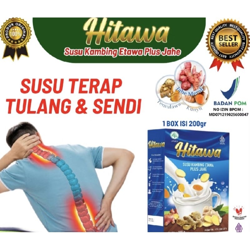

HITAWA Susu Kambing Etawa Plus Herbal Jahe Kunyit Temulawak 200gr