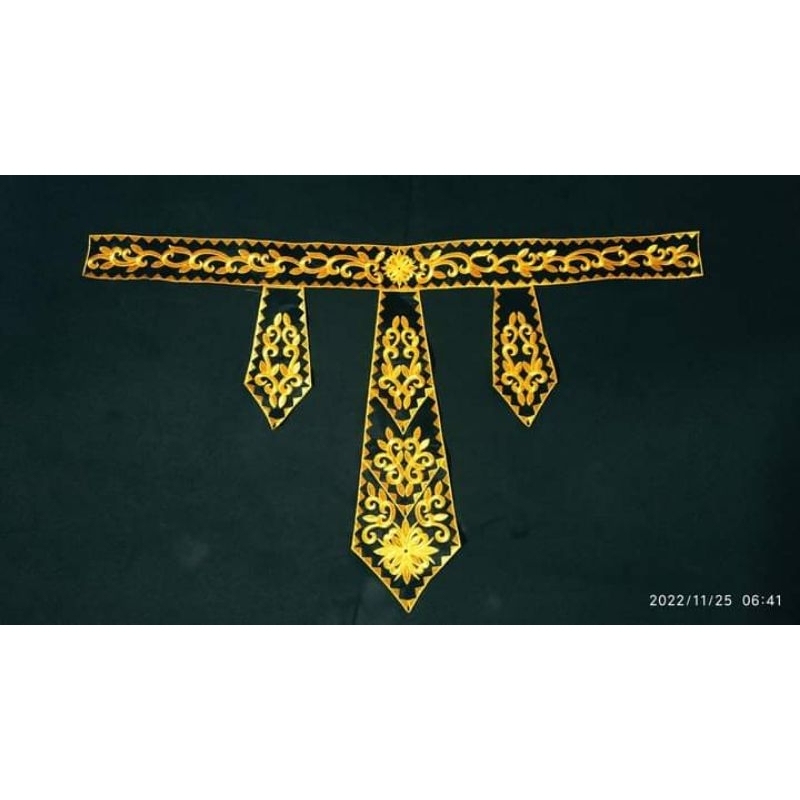 sabuk asesoris tari motif kian santang