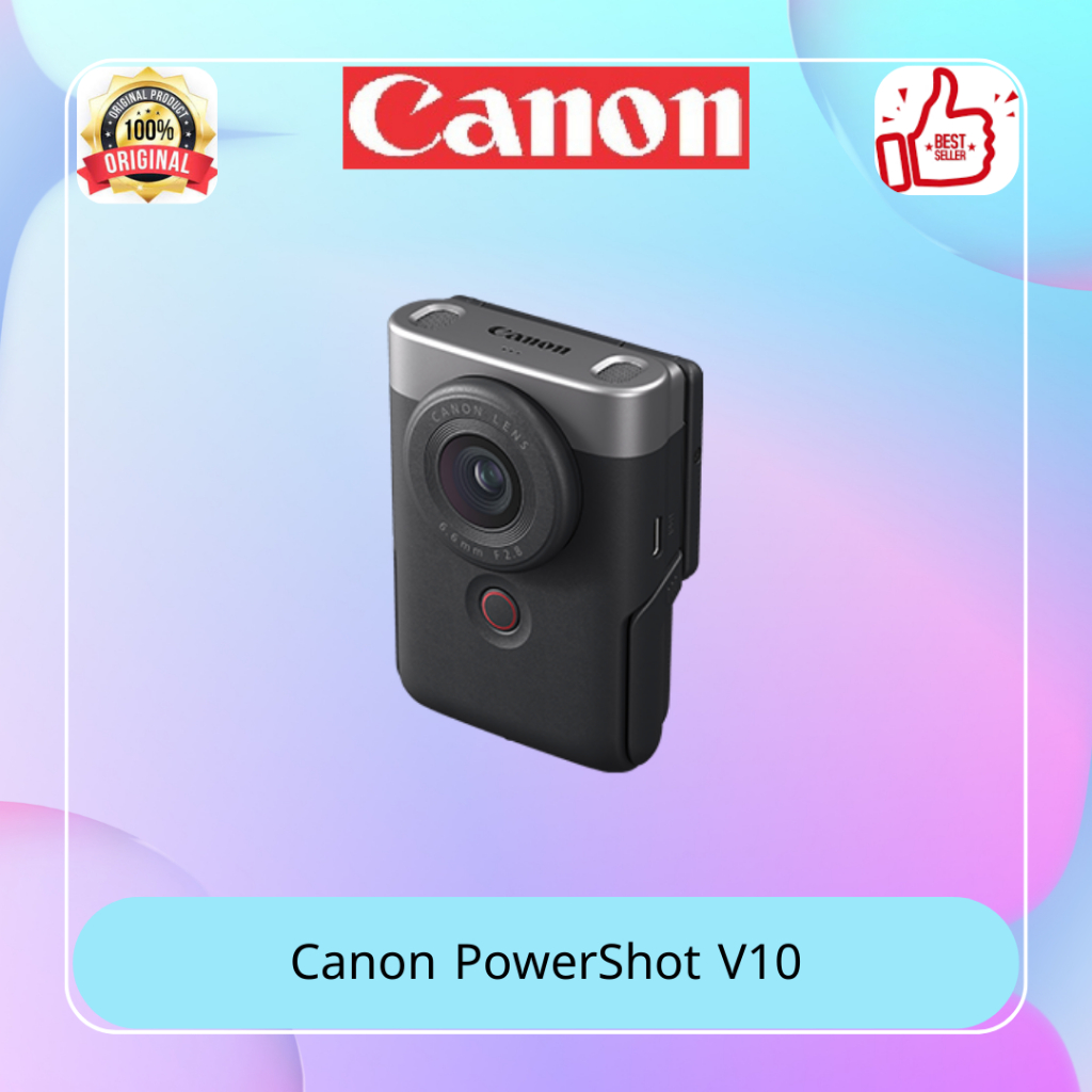 Canon PowerShot V10 Resmi / Vlog Camera / Vlog Kamera / Kamera Canon / Camera Canon / Resmi Canon