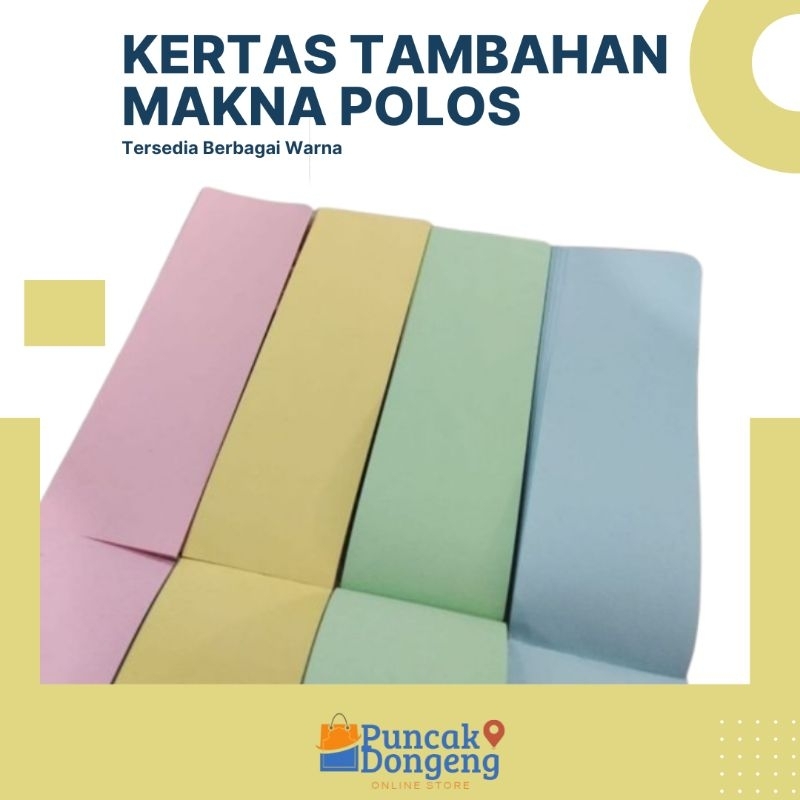 

Kertas Keterangan Memo Polos Berbagai Warna/Kertas Memo Polos Warna