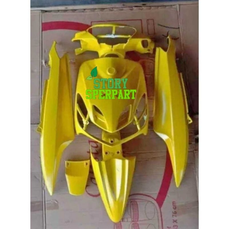full sett body halus yamaha mio smile warna kuning