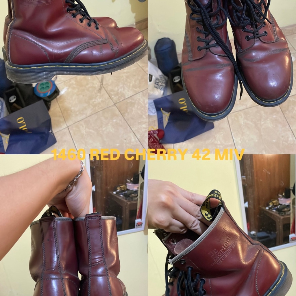 DR MARTENS 1460 RED CHERRY MIV