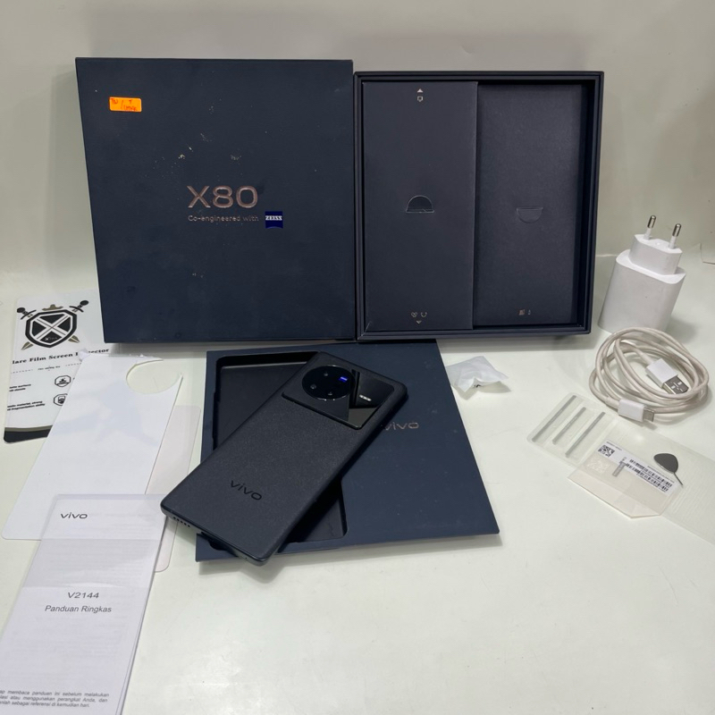 Vivo X80 12/256gb Fullset Second Garansi Resmi
