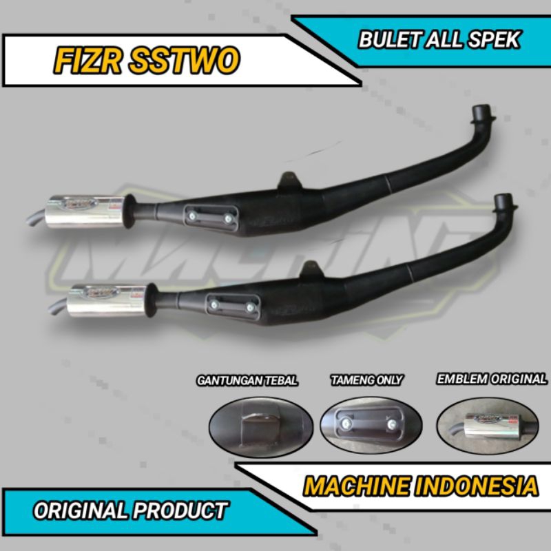 KNALPOT FIZR FIZ R STANDAR RACING BULET PREMIUM ORIGINAL APRO INDONESIA BUKAN AHM RTX EL9