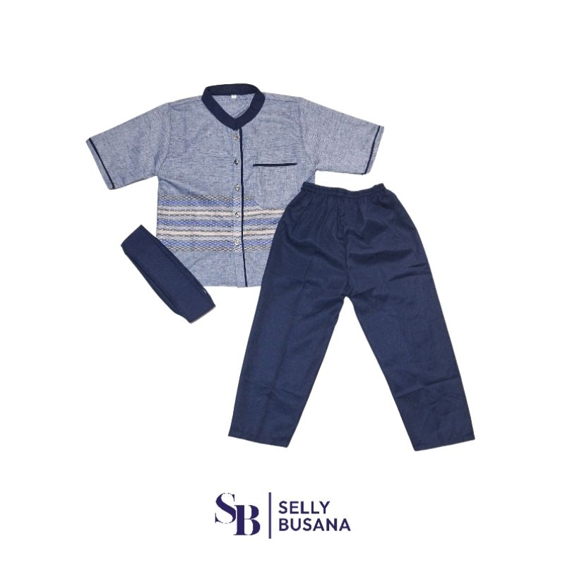 Baju Muslim Koko/Gamis/Jubah Anak Laki-laki 5 - 11 Tahun