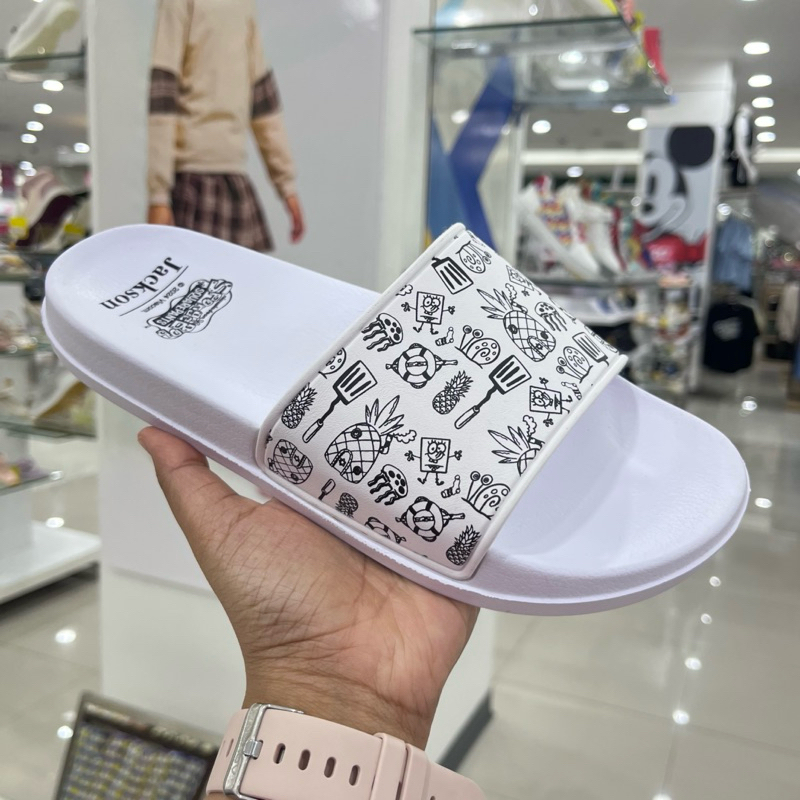 Sandal Slide Pylon Jackson X Spongebob edition | Sandal Pylon Jackson super ringan