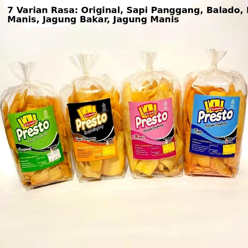 

Keripik Singkong Presto Cutella 250g