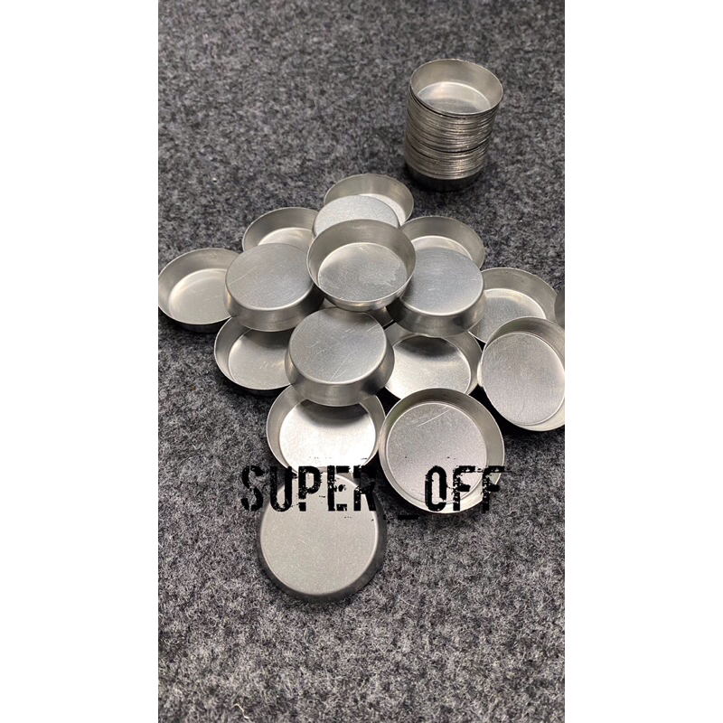 PREPARATION SAMPLE CUP XRF ALUMUNIUM 40 MM - almunium cup isi 500