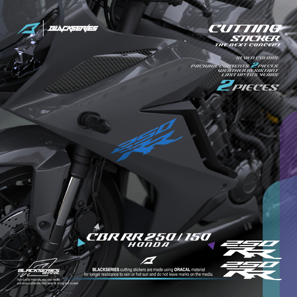 ID CUTTING STIKER CBR 250 RR V4 STIKER CBR RR CBR 250 CBR 150RR