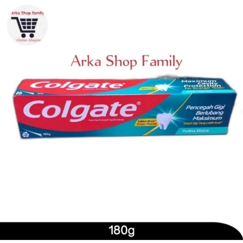 COLGATE Pasta Gigi Fresh Cool Mint Pudina Ekstra 180g Odol