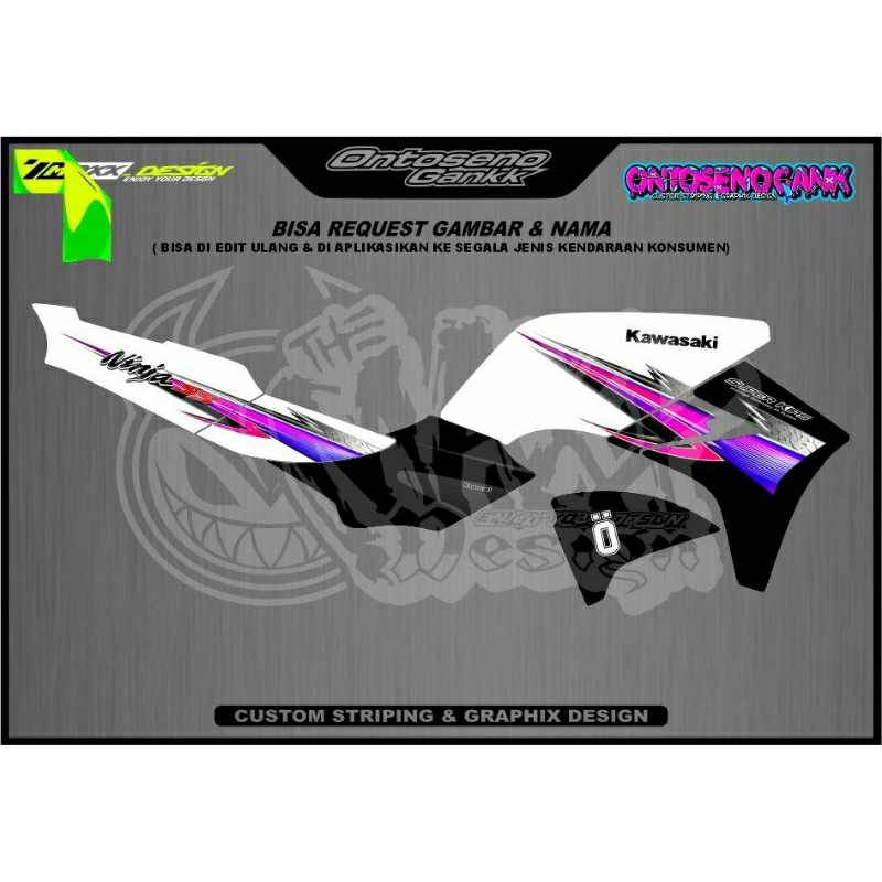 striping ninja ss-ninja rr Sticker custom ninja ss 01