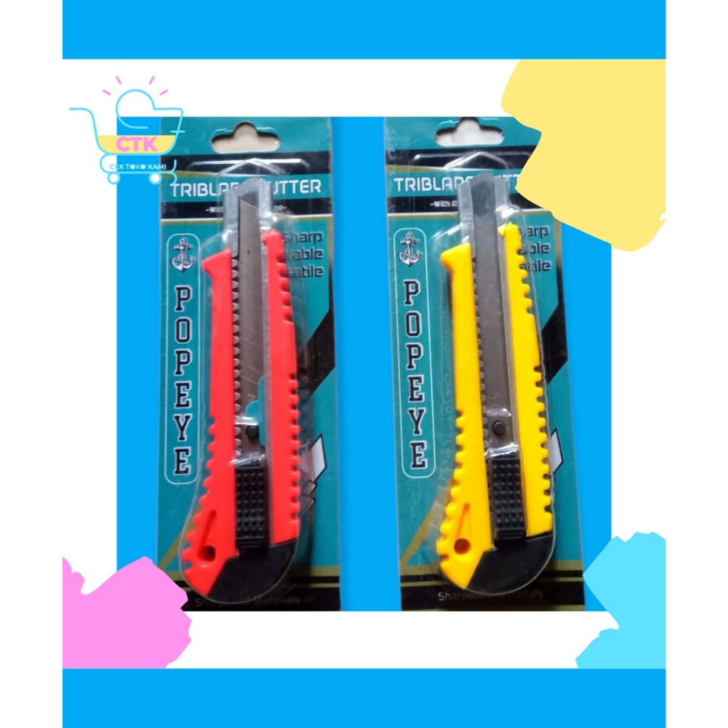 

Popeye PIsau Cutter L-500 Besar Bonus Refil 2