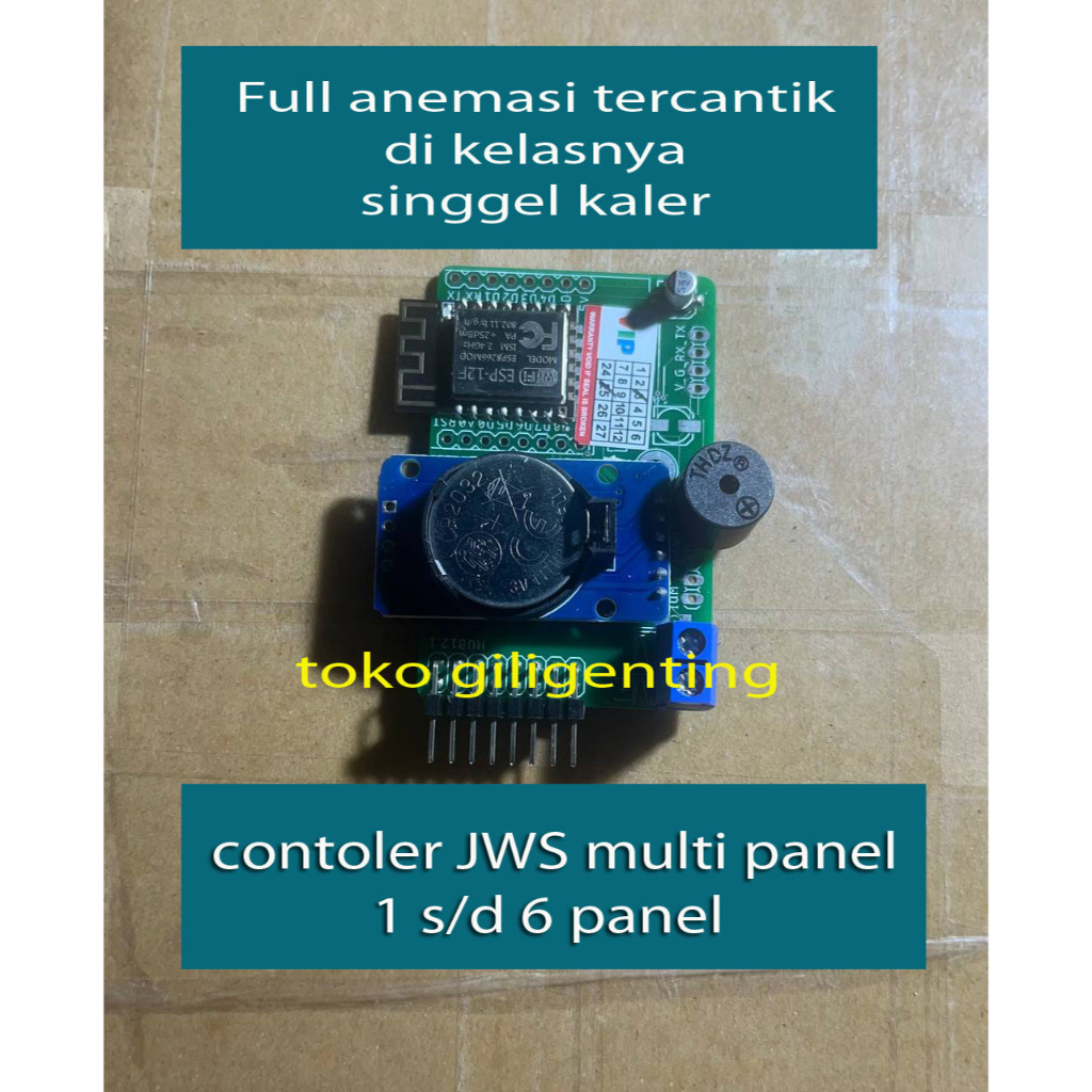 CONTROLER JWS MULTI PANEL 1-6 PANEL P10 SINGGEL KALER FULL ANEMASI TERCANTIK DI KELASNYA SET LOKASI 