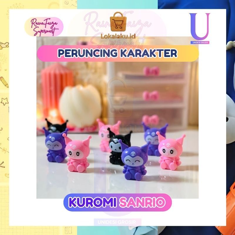 

(1 pcs) Rautan Pensil Karakter Kuromi 623 Sanrio Unik untuk Anak SD TK PAUD Sekolah Lucu