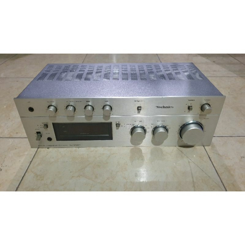 power amplifier technics su-8044g vintage made in japan stereo intergrated mixing rec second normal 