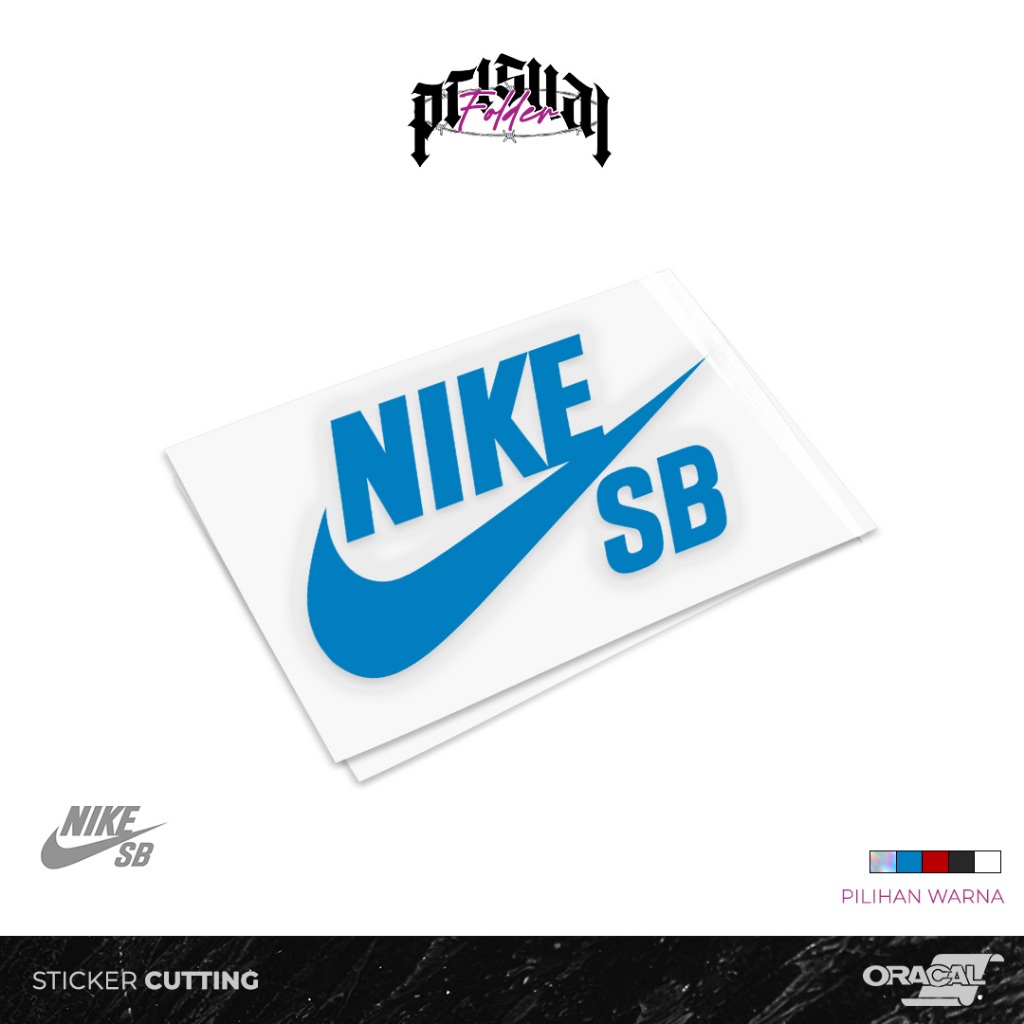 Sticker Nike SB | Stiker Cutting | Stiker Reflektif
