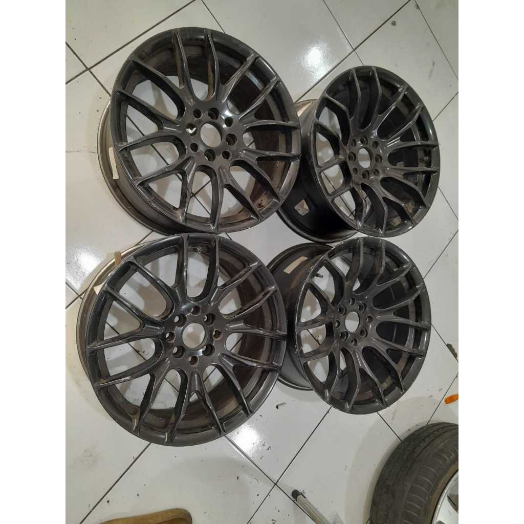 juakl velg racing model ssw ring 17x7,5/8,5 pcd 4x100/4x114 black pnp livina avanza yaris jazz dll