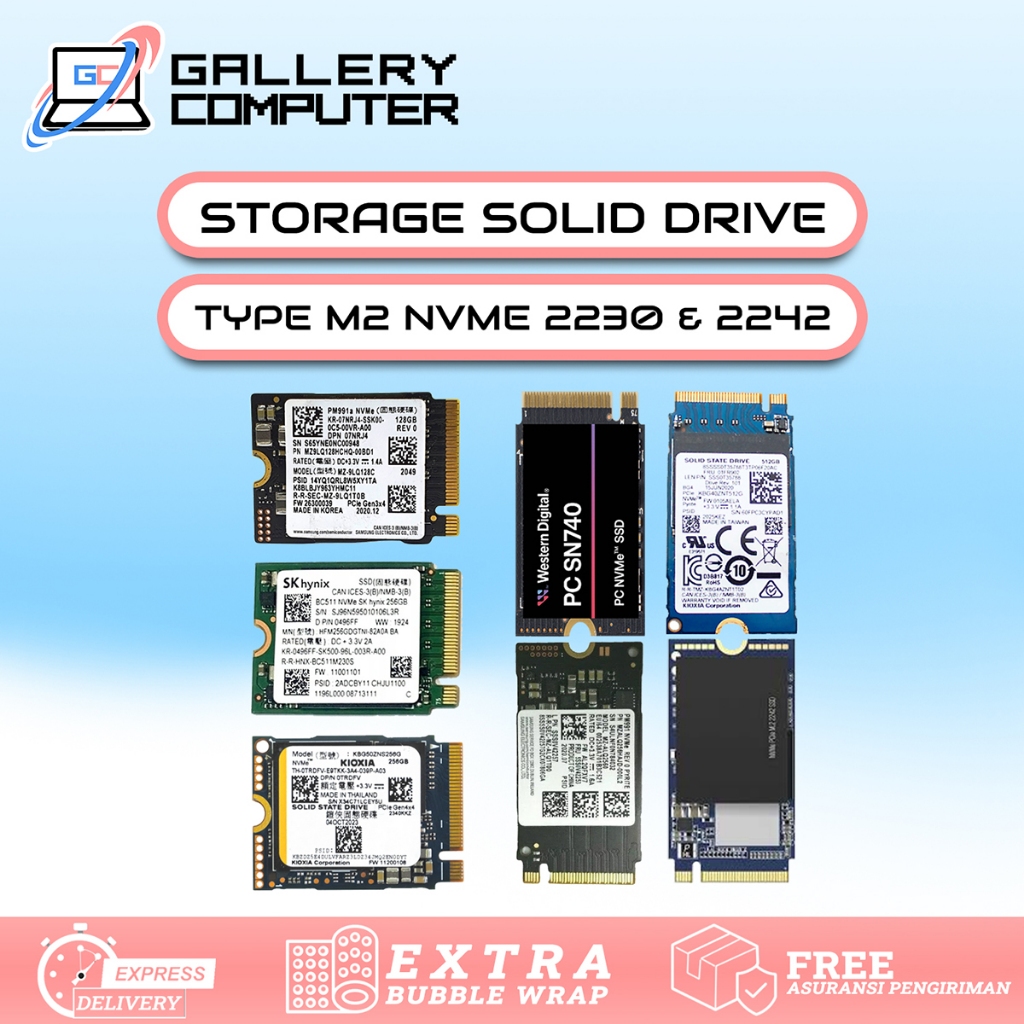 SSD MURAH UNTUK LAPTOP M.2 NVME PCIE 2242 | 2230 GARANSI 1 TAHUN