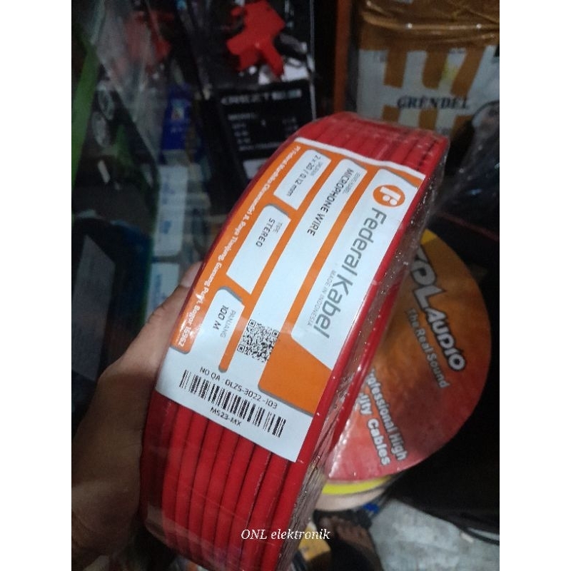 kabel microphone stereo federal roll 100m