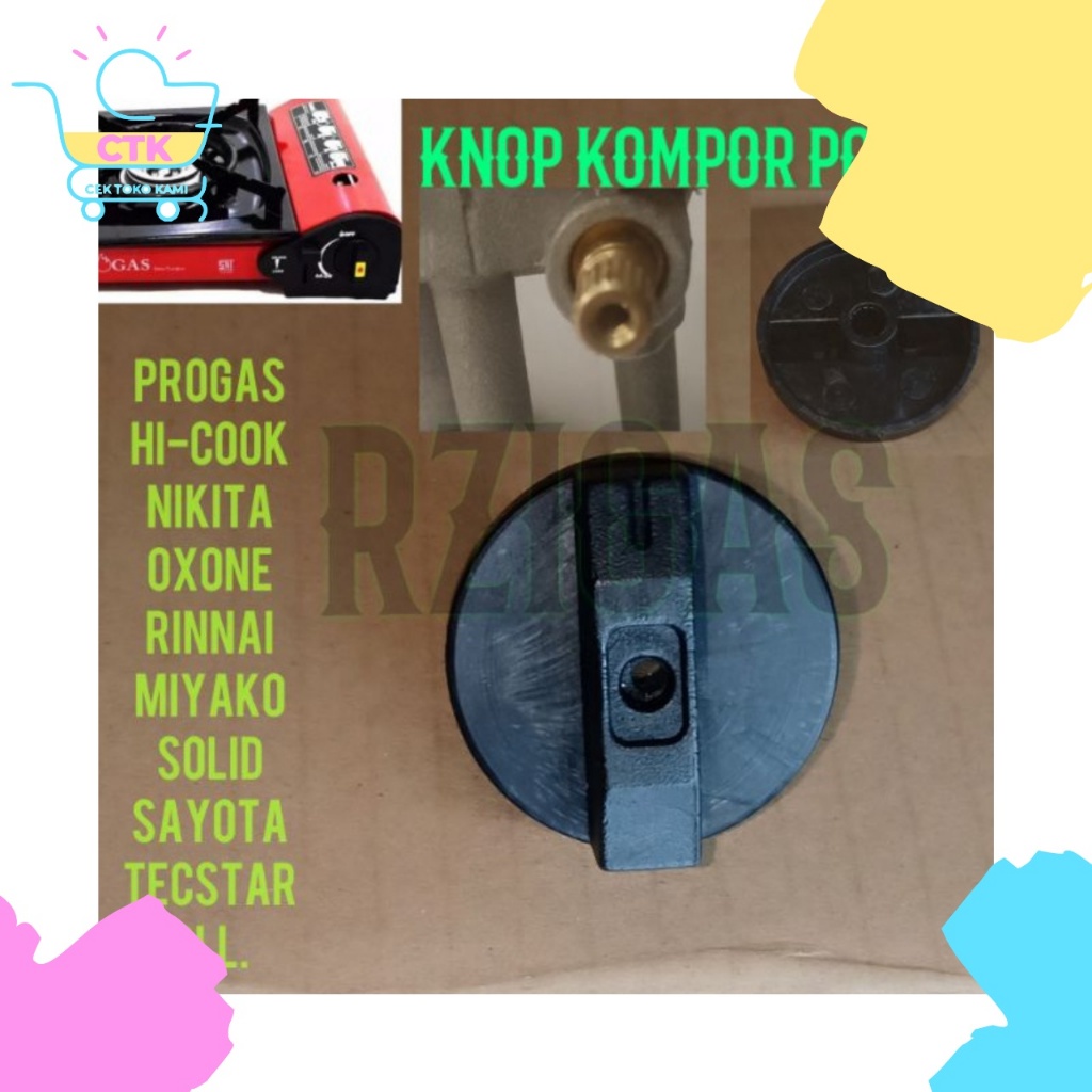 Knop Tombol Cetekan Putaran Kompor Gas Portable Kemping Camping