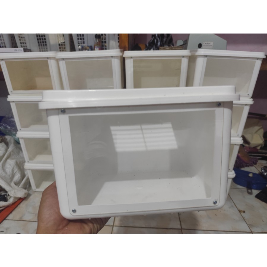 KANDANG KOTAK BOX ICE CREAM MODIF AKRILIK HAMSTER GERBIL LANDAK REPTIL