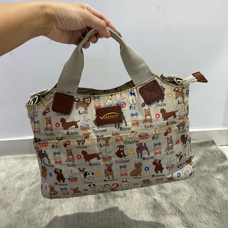 tas jinjing bisa sling nilon doggy dr vainer
