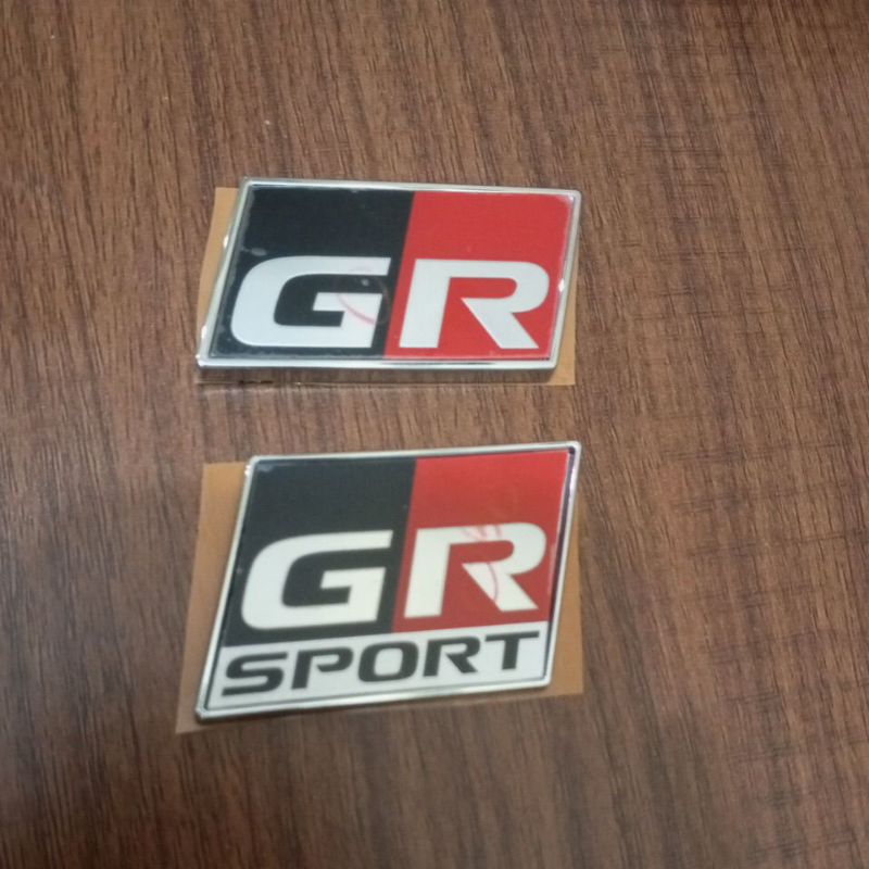 emblem logo gr Toyota sport Fortuner raize rush original