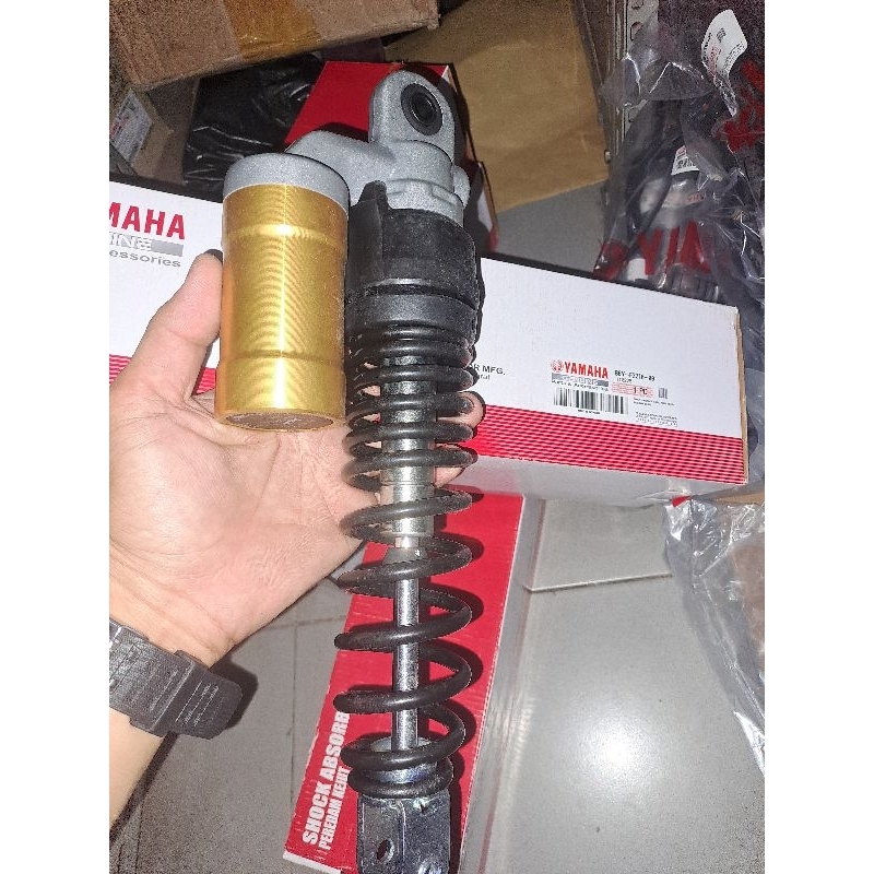 SHOCK BELAKANG NMAX NEW CONNECTED ABS TABUNG HARGA PER PCS KODE PART YG B6Y-F2210-00 WARNA KEKUNING-