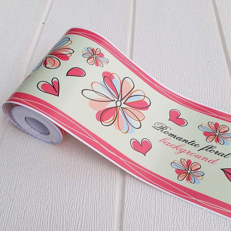 Wallpaper Sticker Border List Tembok Ukuran 10Cmx10M List Border / Stiker Border Dinding