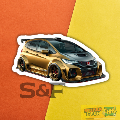 

Stiker Sticker Vinyl Laminasi HONDA JAZZ GK5 Vol 12