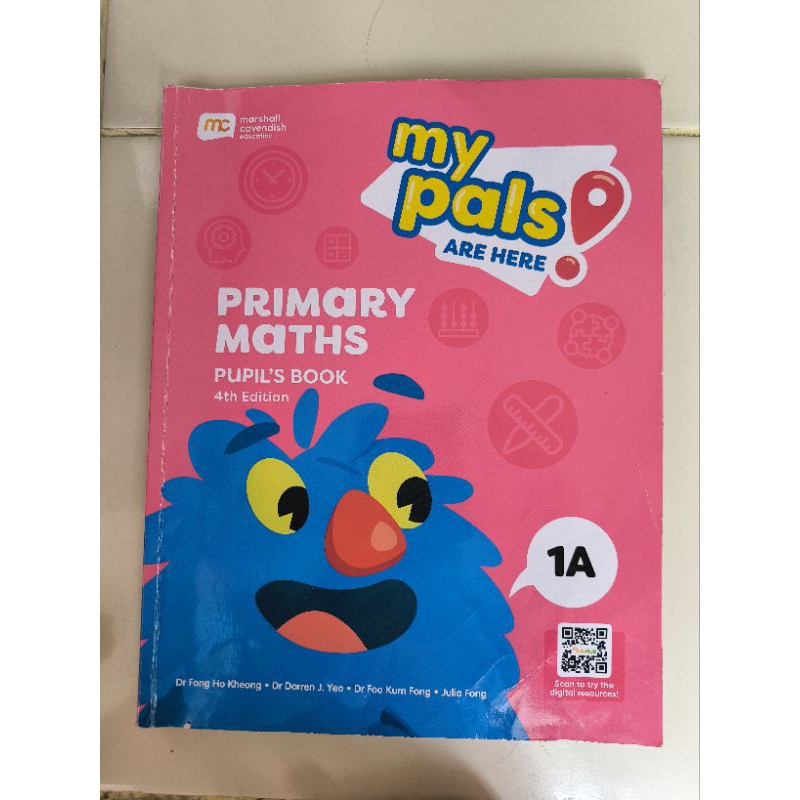 MY PALS ARE HERE PUPILS BOOK MATH 1A 4TH EDITION