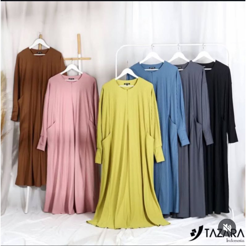 abaya gamis knit tazara preloved