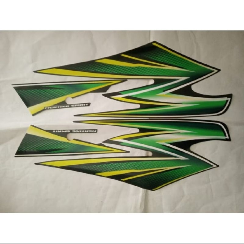 STRIPING stiker polet Yamaha Rx king Polet list body motor yamaha rx king 2002 hitam hijau full set