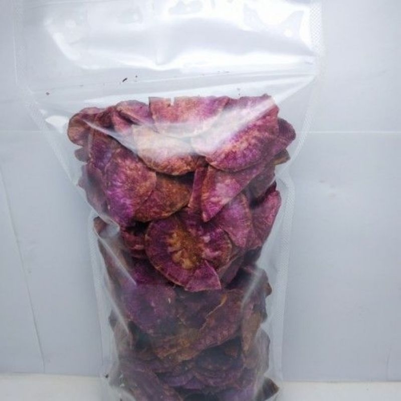 

Keripik Ubi Ungu Manis Keripik Buah Original 150gram Terhemat