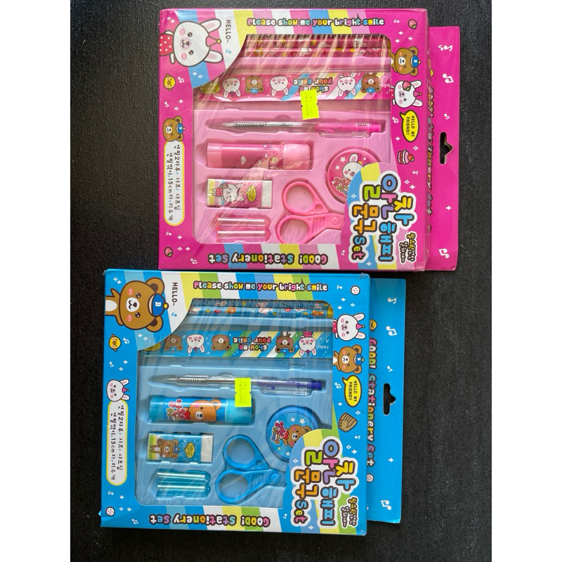 

set alat tulis (stationery set)