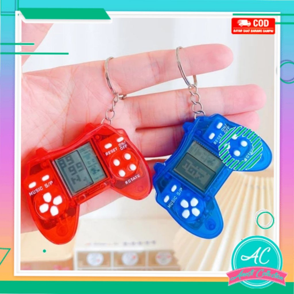 Gamebot Mini Jadul Tetris Gantungan Kunci Game Jadul Klasik