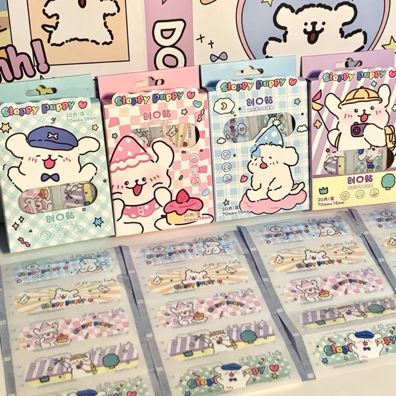 LUKA/20 pcs Hansaplast / Plester Luka Anak dan Dewasa Karakter Waterproof
