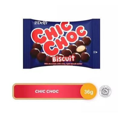 

Chic Choc Delfi Coklat Biskuit 40 gram / Biskuit Coklat Bola
