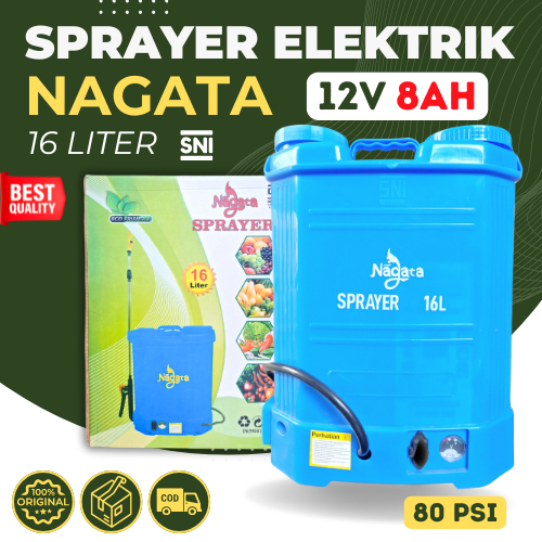 Sprayer NAGATA Elektrik 16 Liter | Tangki Semprot Gendong