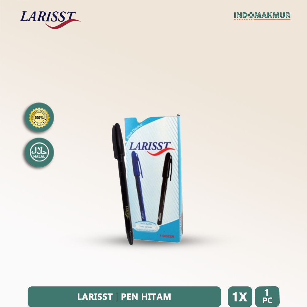 

IDM - Larisst Bolpoin - Pulpen Hitam
