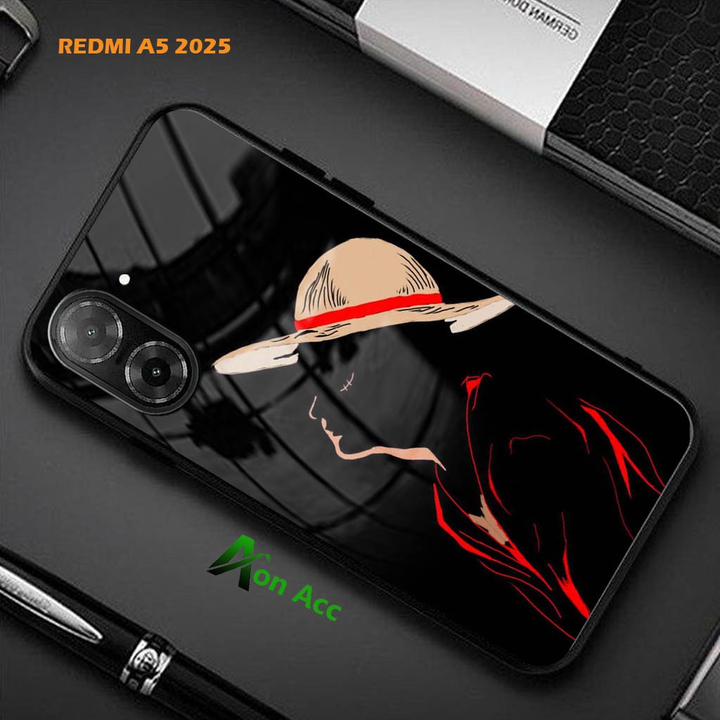 Case Glass kaca Xiaomi Redmi A5 2025 TERBARU - Softcase Glass Glossy Redmi A5 2025 BARU - case Redmi