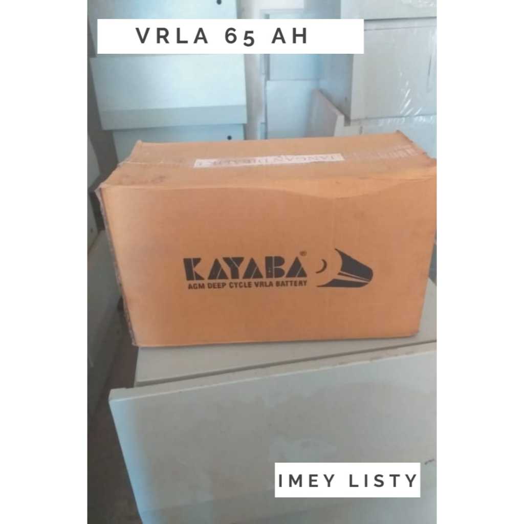 Aki Kering VRLA AGM Kayaba 12V 65Ah