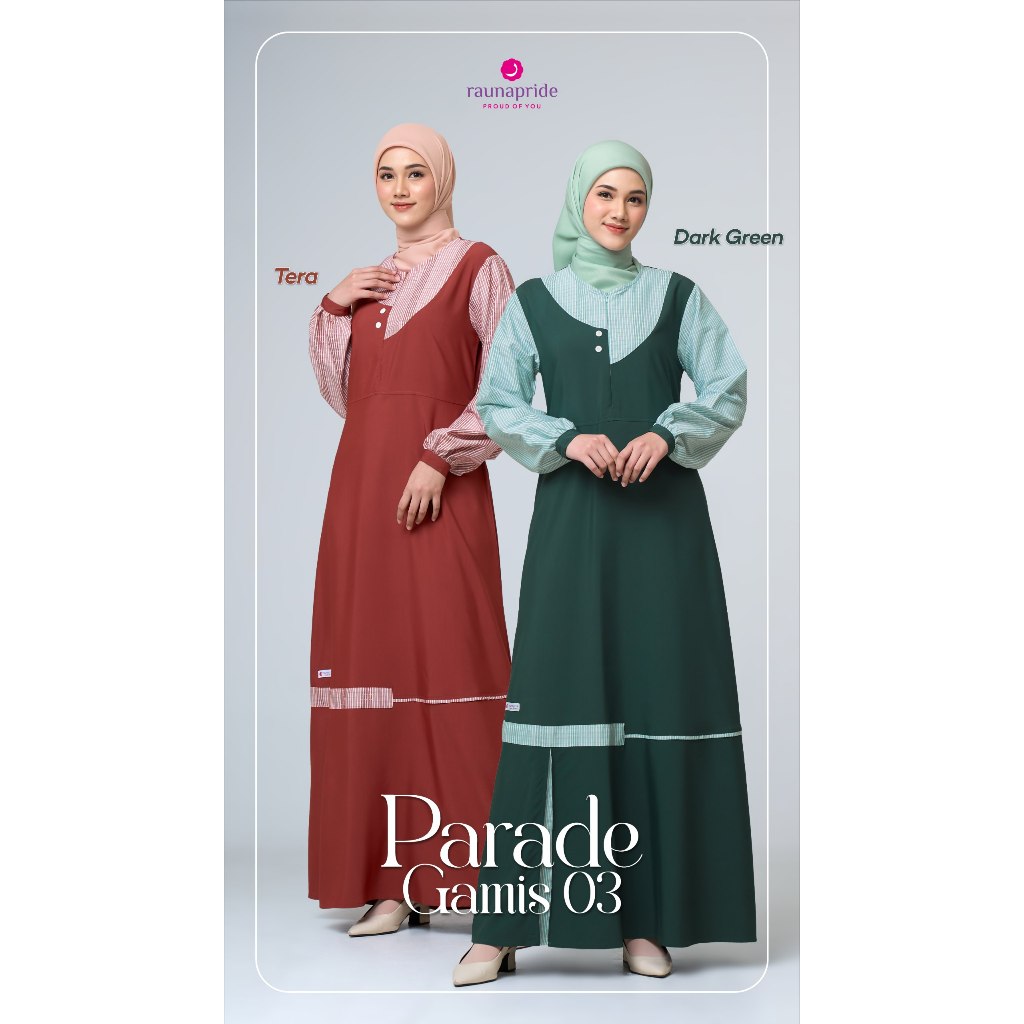 TERMURAH GAMIS RAUNAPRIDE TERBRU PARADE GAMIS 03 SIMPEL KEKININ BISA SERAGAMAN