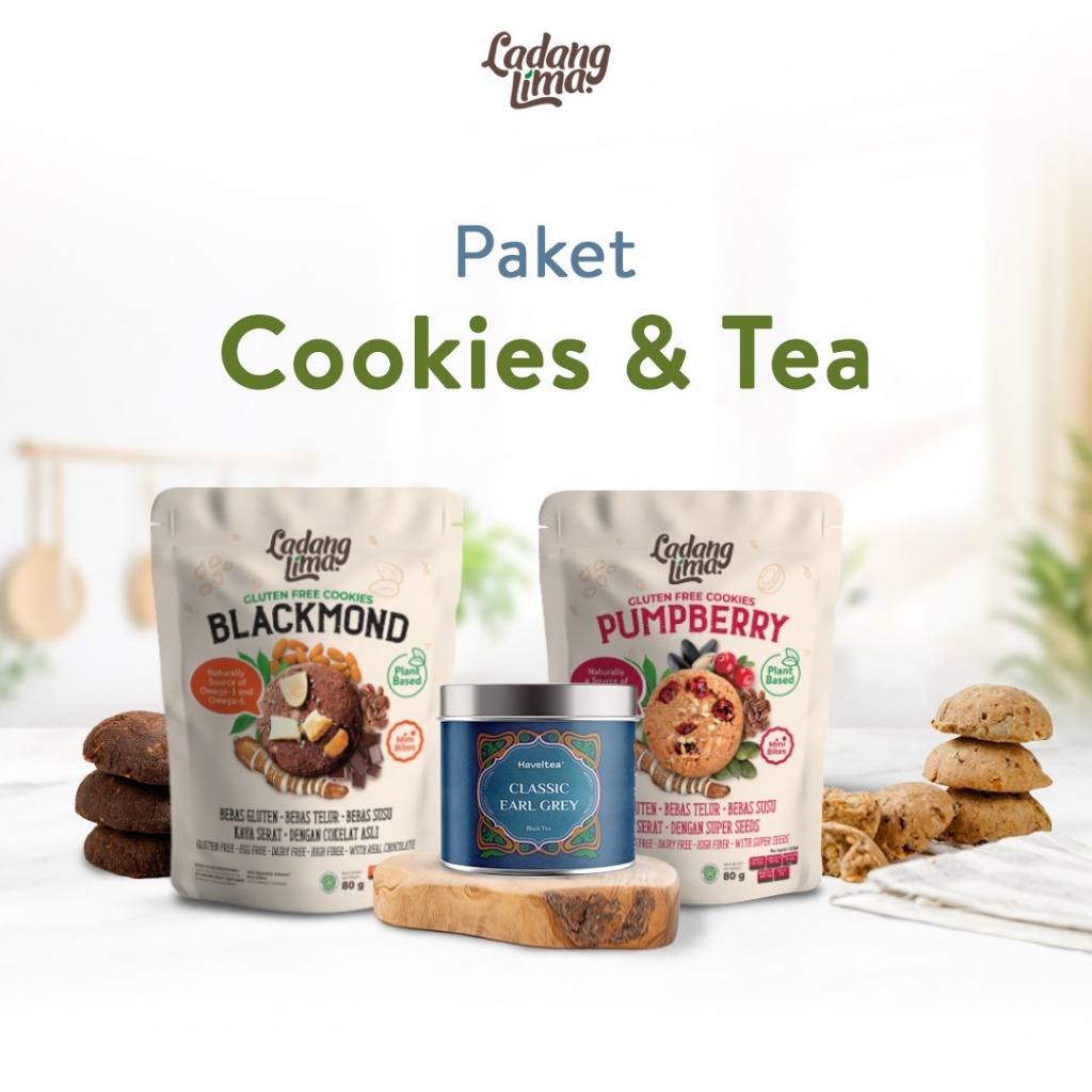 

Paket Cookies & Tea - Ladang Lima x Haveltea