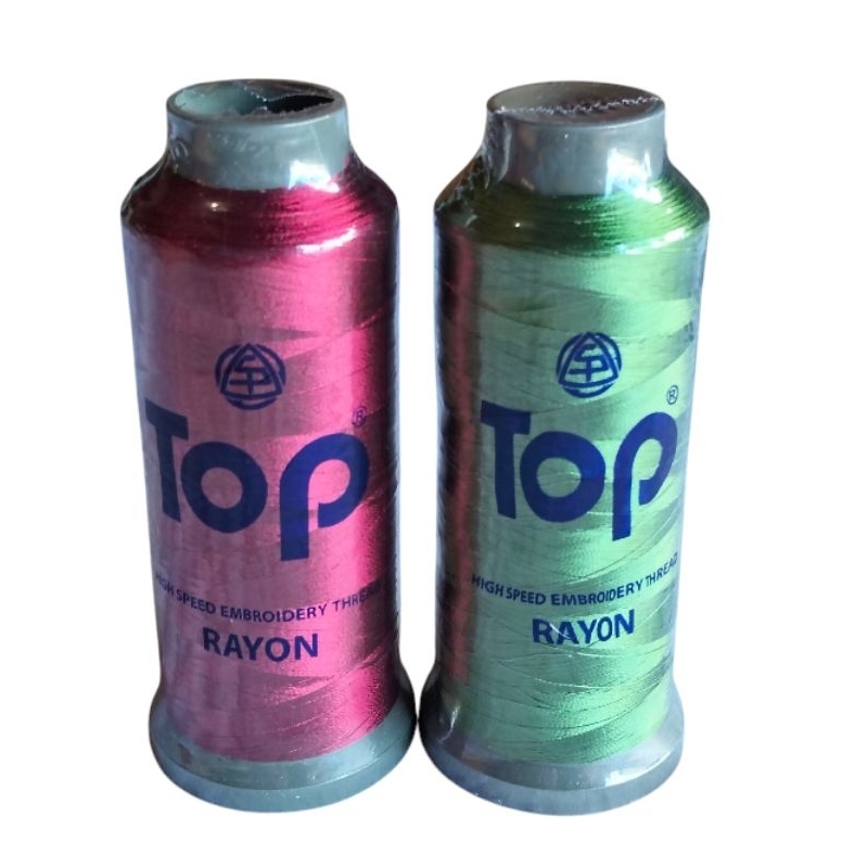 TOP benang bordir Rayon benang bordir Benang Rayon TOP Rayon TOP Merah Hijau
