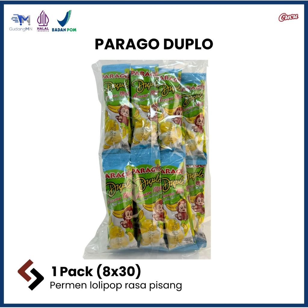 

PARAGO DUPLO BANANA MILK LOLIPOP 1 PACK