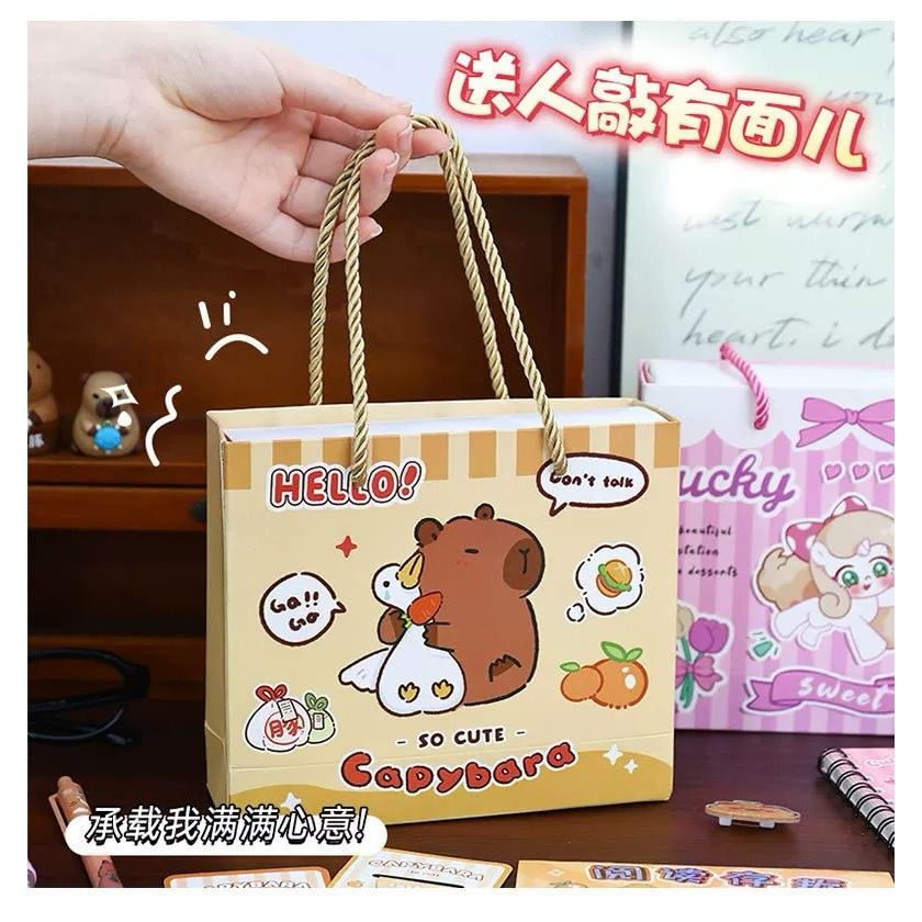 

Mini Paper Bag Capybara Kantong Kertas Kado Capybara