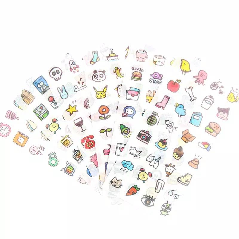 

6 lembar sticker aesthetic