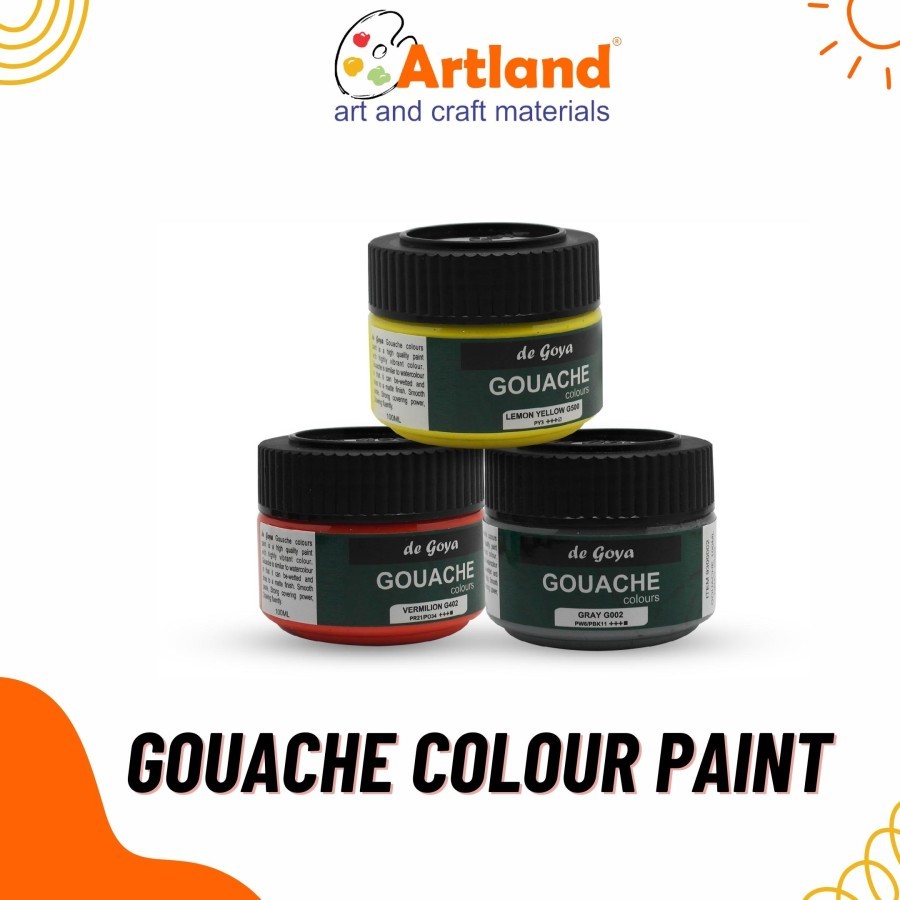 

De Goya Gouache Colors 100ml – Cat Gouache Premium Warna Cerah & Matte Finish