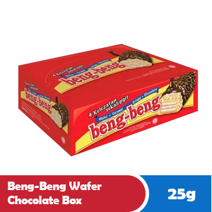 

Beng Beng Chocolate Wafer & Caramel | Snack Cemilan Coklat | 1Sachet |1Box 17x25g